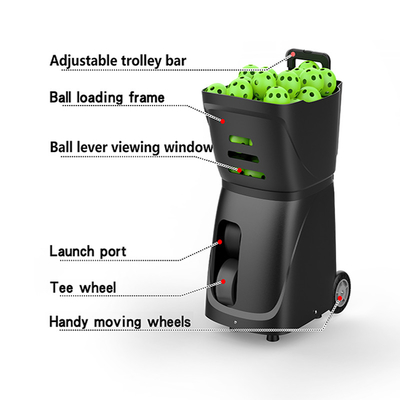 2025 Nouvelle machine professionnelle de tennis et de balle de padel à l'extérieur APP contrôle de la balle de padel de tennis machine de tir d'entraînement de lancement