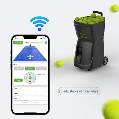 2025 Nouvelle machine professionnelle de tennis et de balle de padel à l'extérieur APP contrôle de la balle de padel de tennis machine de tir d'entraînement de lancement