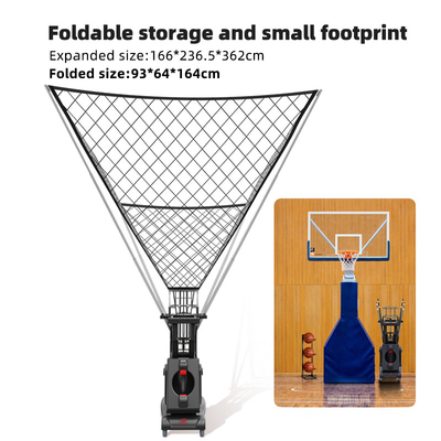SIBOASI K3 entraîneur multi-angle Smart APP et télécommande automatique de basket-ball de tir Machine de lancer de formation professionnelle