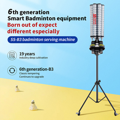 2025 SIBOASI B3 Machine d'alimentation de la navette de badminton Smart Machine de tir de badminton pour l'entraînement