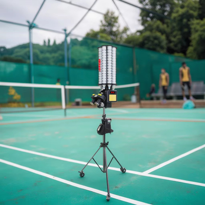 SIBOASI B5 machine à alimentation de la navette de badminton machine intelligente de tir de badminton pour l'entraînement
