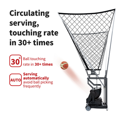 2025 SIBOASI K2 entraîneur multi-angle Smart APP et télécommande automatique de basket-ball de tir Machine de lancer Formation professionnelle