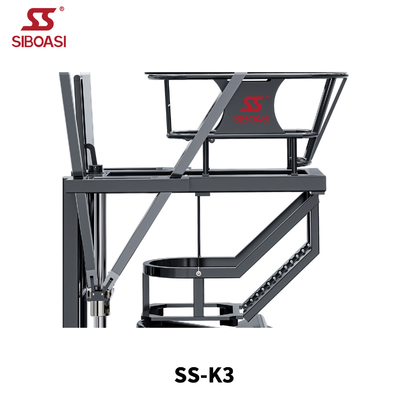 Vente à chaud SIBOASI K3 entraîneur multi-angle Smart APP et télécommande automatique de basket-ball tir machine de lancer formation professionnelle