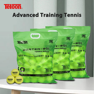 Tennis en gros 60 pièces Balles de tennis d'entraînement Caoutchouc résistant à haute élasticité Sports Raquette Padel Ball