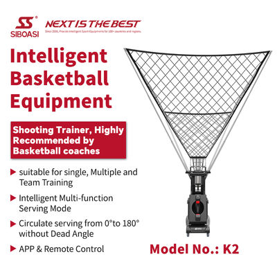 Vente Flash SIBOASI K2 Entraîneur Multi-Angles Application Intelligente & Télécommande Machine Automatique de Lancer de Basket-ball Entraînement Professionnel