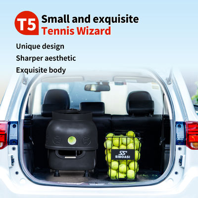 SIBOASI T5 APP Control Mini Shooting Tennis Machine Ball pour l' entraînement