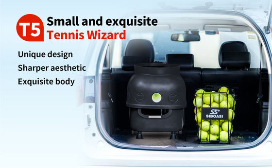 SIBOASI T5 APP Control Mini Shooting Tennis Machine Ball pour l' entraînement