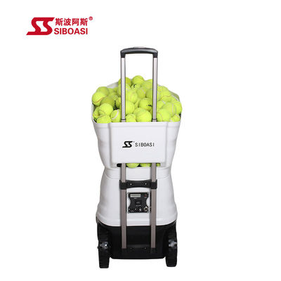 Machine de alimentation de balle de tennis électronique avec la batterie au lithium interne pour la formation