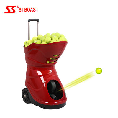 Machine de lancement automatique de balle de tennis avec l'affichage à cristaux liquides télescopique de Rod And à télécommande