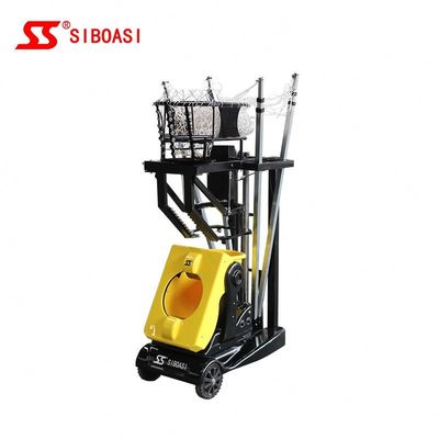 Machine automatique de tir de basket-ball de couleur jaune avec à télécommande pour la formation personnelle