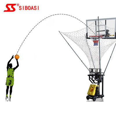 Machine automatique de tir de basket-ball de couleur jaune avec à télécommande pour la formation personnelle