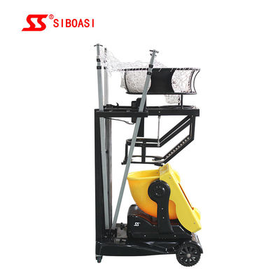 Machine automatique de tir de basket-ball de couleur jaune avec à télécommande pour la formation personnelle