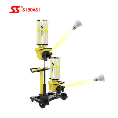 Machine de niveau avancée de badminton, lanceur de navette de badminton de capacité de 360 boules