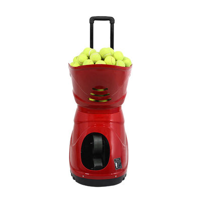 Capacité noire rouge de boules de PCs de soutien 160 de machine de tir de balle de tennis de couleur pour la formation de pratique