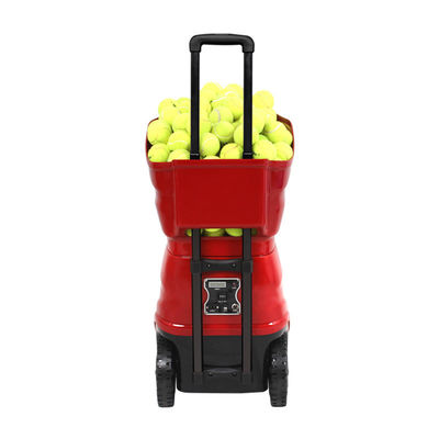 Capacité noire rouge de boules de PCs de soutien 160 de machine de tir de balle de tennis de couleur pour la formation de pratique