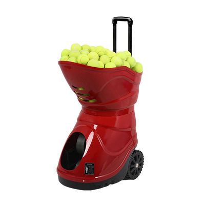 Capacité noire rouge de boules de PCs de soutien 160 de machine de tir de balle de tennis de couleur pour la formation de pratique