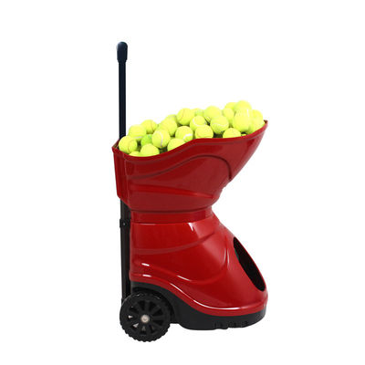 Capacité noire rouge de boules de PCs de soutien 160 de machine de tir de balle de tennis de couleur pour la formation de pratique