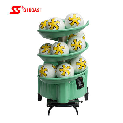 Le lanceur de machine du football de Siboasi de capacité de 15 boules équilibrent des fonctions horizontales