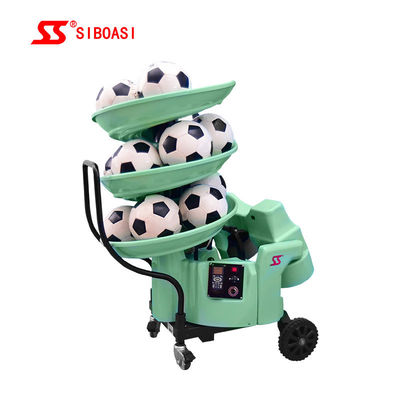 Le lanceur de machine du football de Siboasi de capacité de 15 boules équilibrent des fonctions horizontales