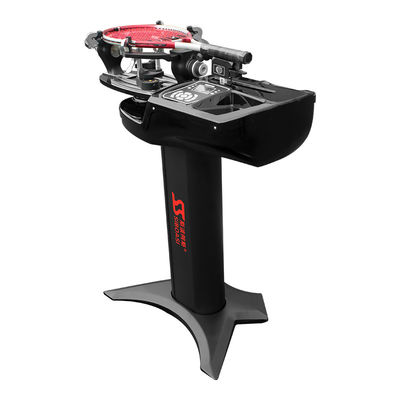 Accessoires de ficelage noirs de machine, lisse portative de tennis d'interface d'affichage à cristaux liquides