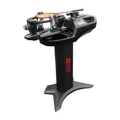 Accessoires de ficelage noirs de machine, lisse portative de tennis d'interface d'affichage à cristaux liquides