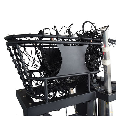 Matériel de formation noir intelligent de basket-ball de couleur avec 5 sloops de boule passant et expédier Adjuste pour la formation personnelle