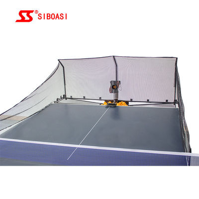 Lanceur pliable de balle de tennis de Tableau, 1-2.2s/ball Ping Pong Trainer Machine