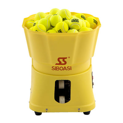 machine de alimentation du tennis 80W jaune, Mini Tennis Ball Server Speed réglable