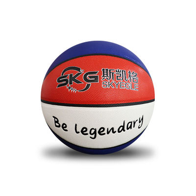Boule en cuir réfléchie olographe de basket-ball de la taille 7 d'unité centrale d'OEM