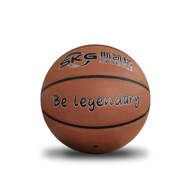 L'unité centrale officielle de taille d'OEM garnissent en cuir le basket-ball composé de Microfiber