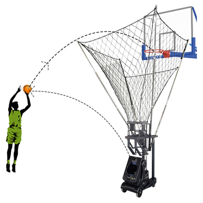 Dispositif de alimentation de tir de Rebounder automatique à télécommande de basket-ball en métal